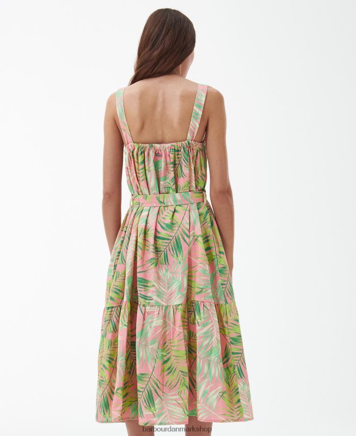 klassisk multi papyrus midikjole BR2BR21836 Kvinder Barbour tøj