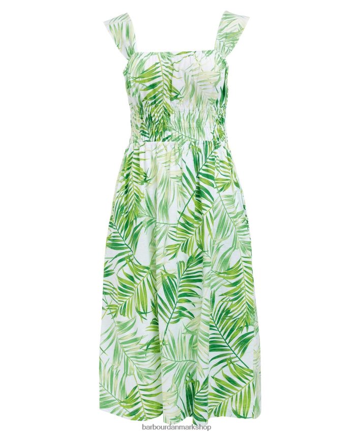 klassisk multi plumeria midikjole BR2BR21811 Kvinder Barbour tøj