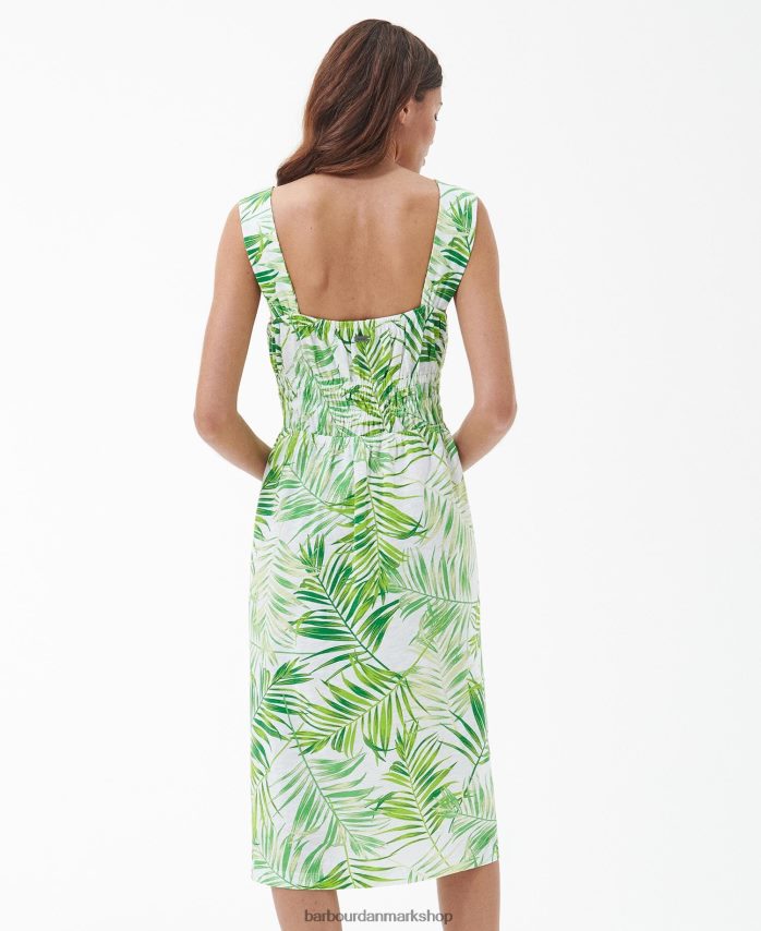 klassisk multi plumeria midikjole BR2BR21811 Kvinder Barbour tøj