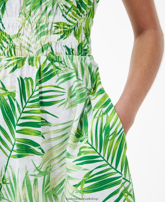 klassisk multi plumeria midikjole BR2BR21811 Kvinder Barbour tøj