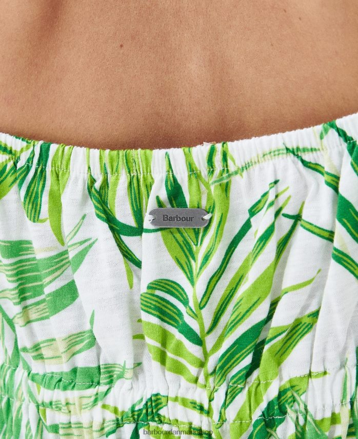 klassisk multi plumeria midikjole BR2BR21811 Kvinder Barbour tøj