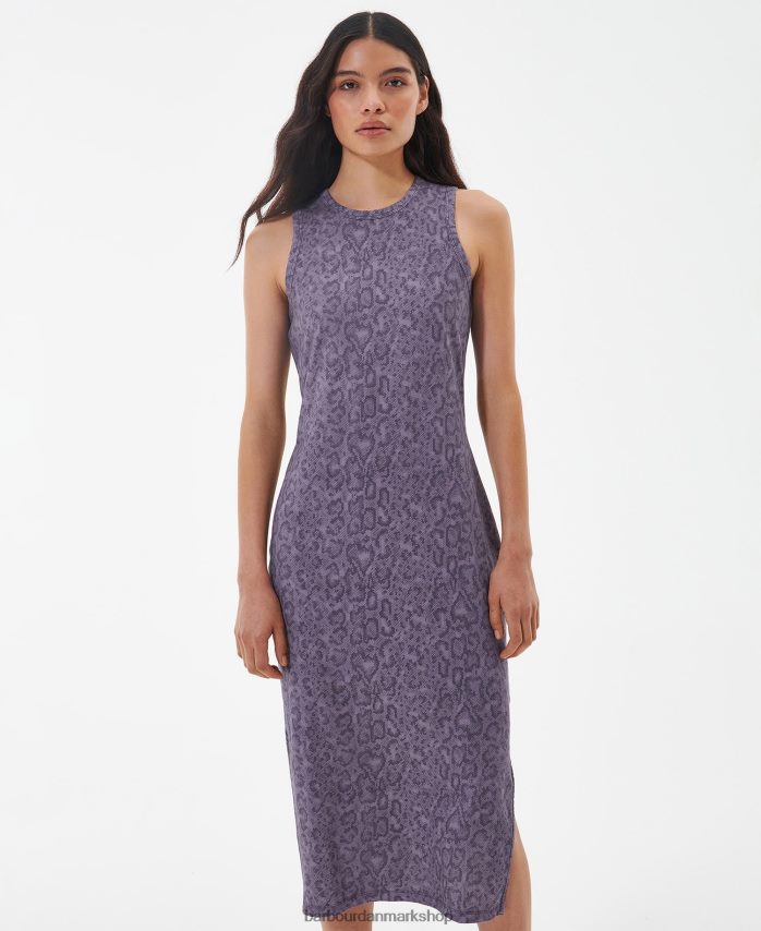 klassisk multi sanderson midikjole BR2BR21871 Kvinder Barbour tøj