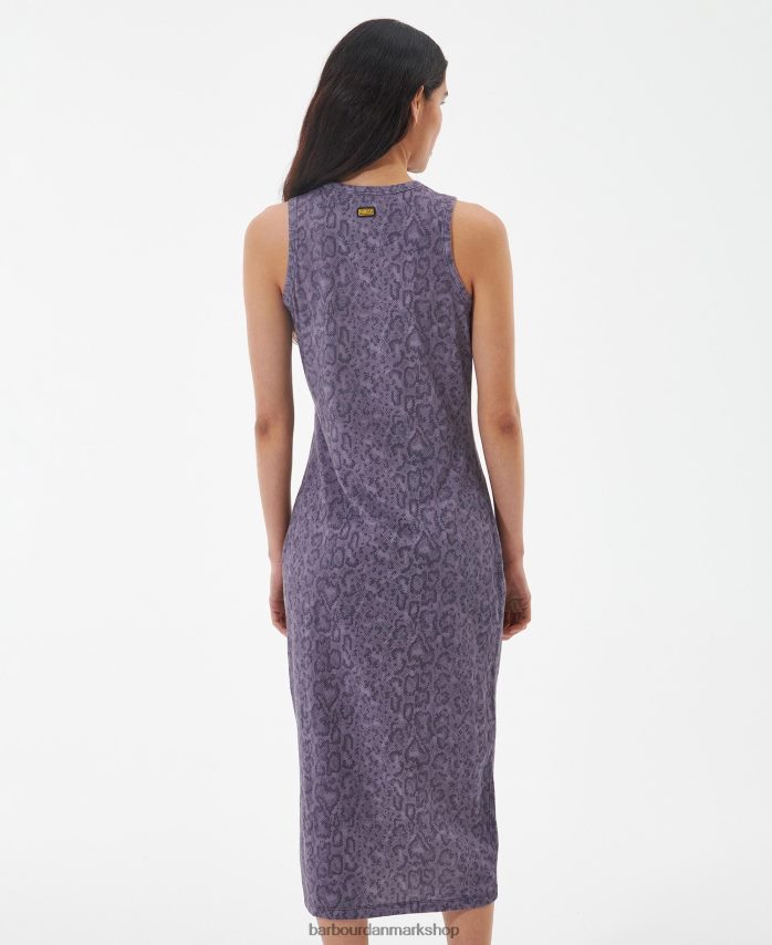 klassisk multi sanderson midikjole BR2BR21871 Kvinder Barbour tøj