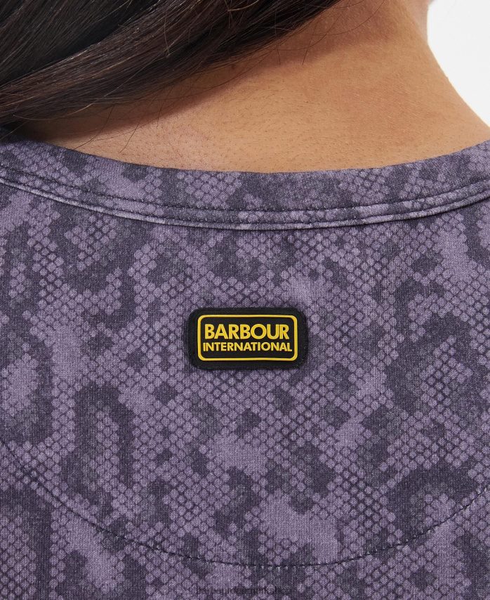 klassisk multi sanderson midikjole BR2BR21871 Kvinder Barbour tøj