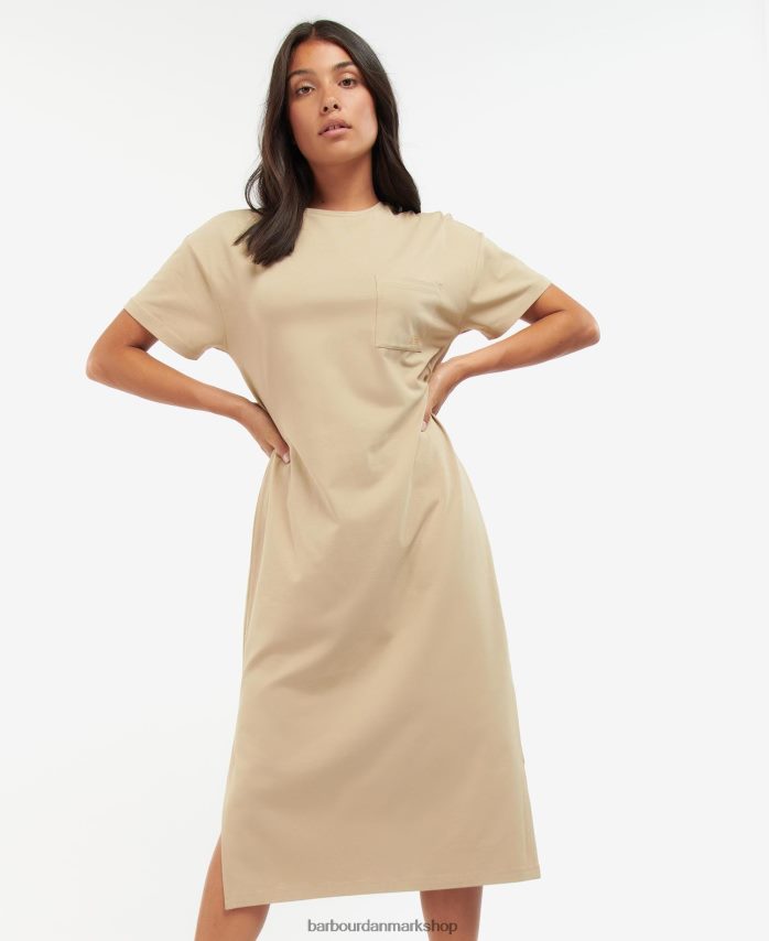 klassisk sort Reign t-shirt kjole BR2BR21852 Kvinder Barbour tøj