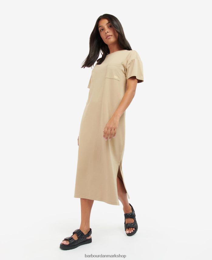 klassisk sort Reign t-shirt kjole BR2BR21852 Kvinder Barbour tøj