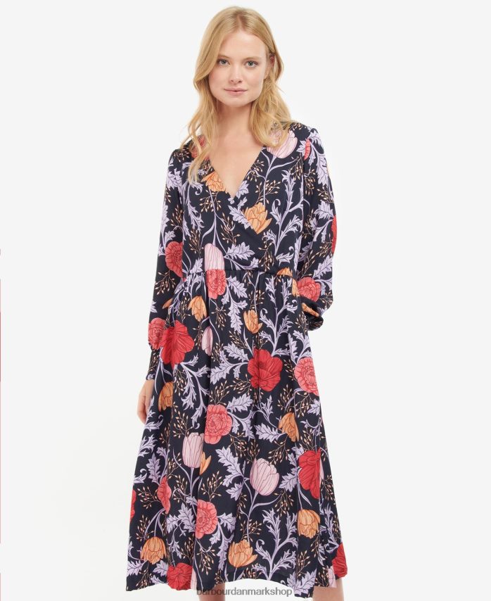 marineblå blomster nahla kjole BR2BR21864 Kvinder Barbour tøj