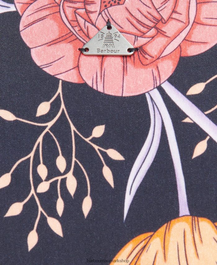 marineblå blomster nahla kjole BR2BR21864 Kvinder Barbour tøj