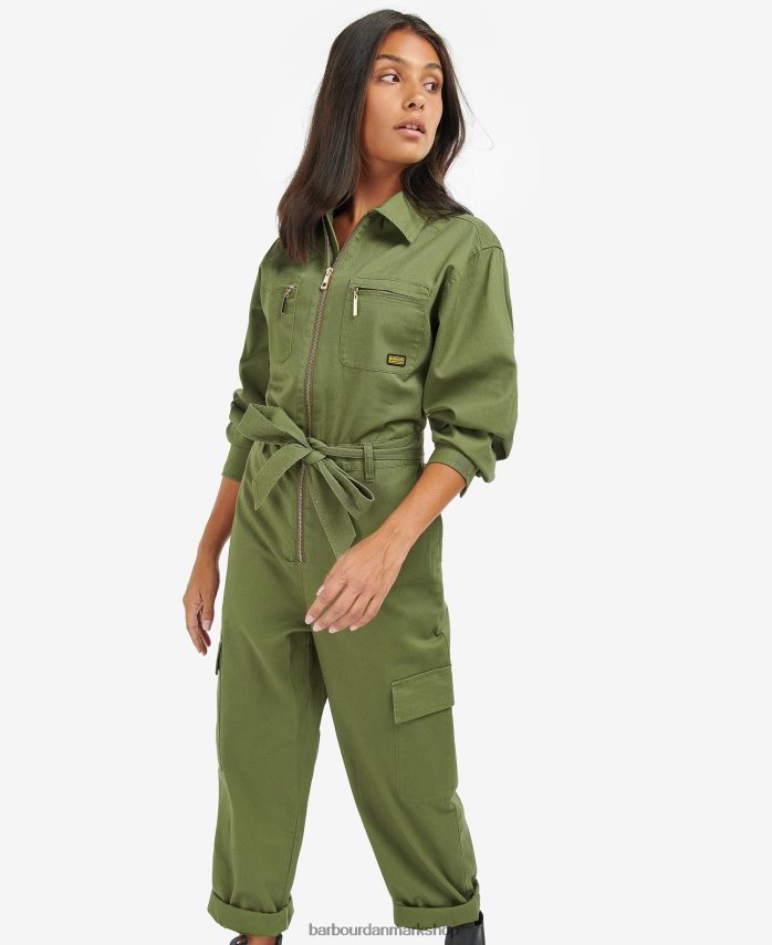 midnatsgrøn rossin jumpsuit BR2BR21839 Kvinder Barbour tøj