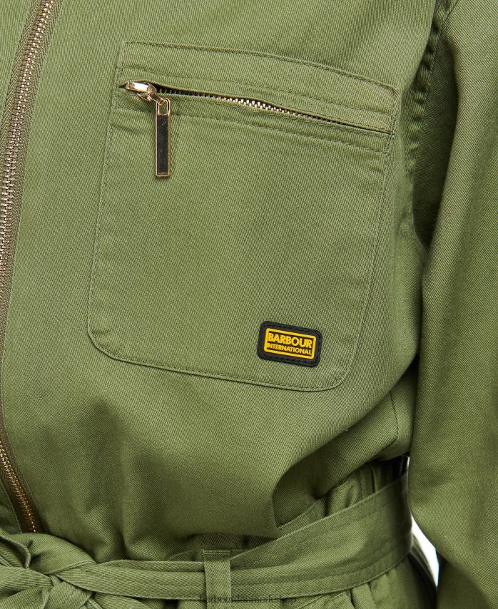 midnatsgrøn rossin jumpsuit BR2BR21839 Kvinder Barbour tøj