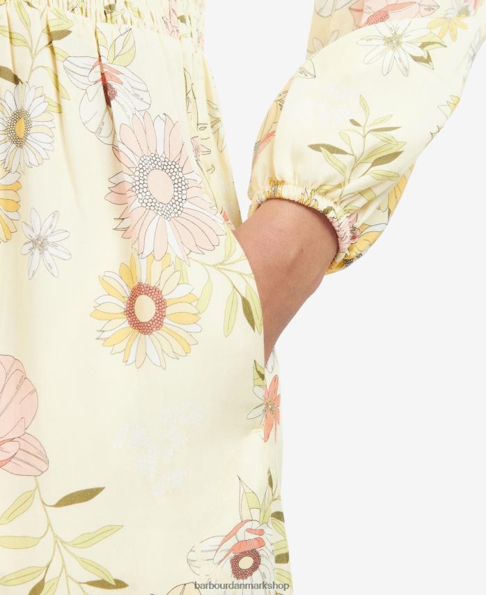 multi lys solsikke coraline kjole BR2BR21840 Kvinder Barbour tøj