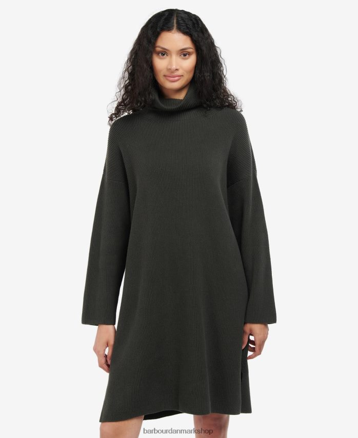 oliven sy kjole BR2BR21877 Kvinder Barbour tøj