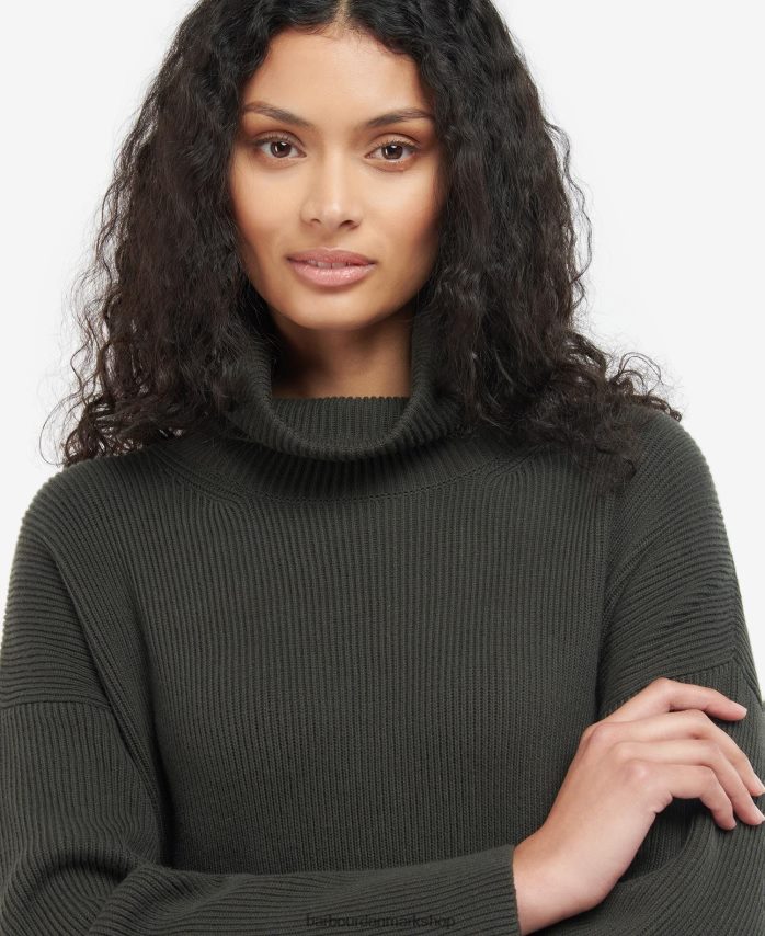 oliven sy kjole BR2BR21877 Kvinder Barbour tøj