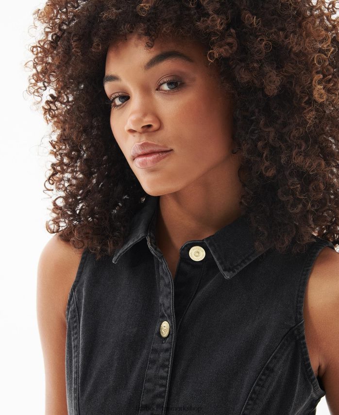 sommer sort lockhart kjole BR2BR21841 Kvinder Barbour tøj