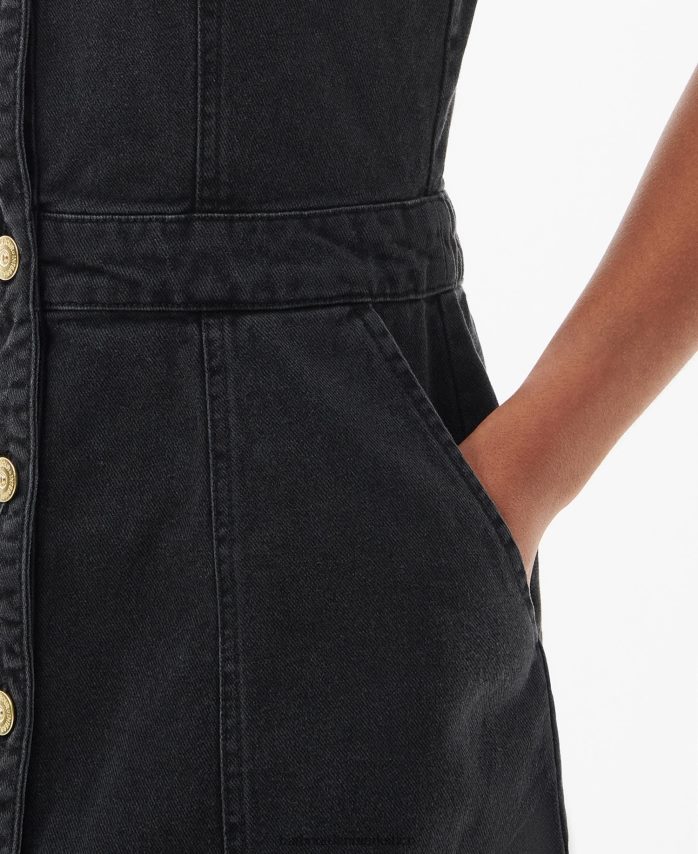 sommer sort lockhart kjole BR2BR21841 Kvinder Barbour tøj