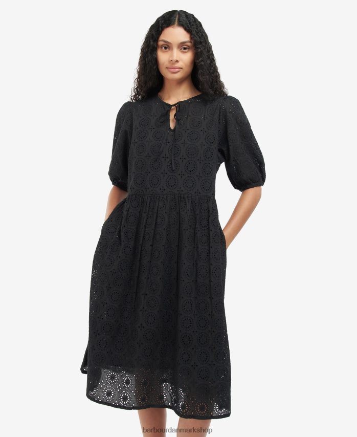 sort christie kjole BR2BR21899 Kvinder Barbour tøj
