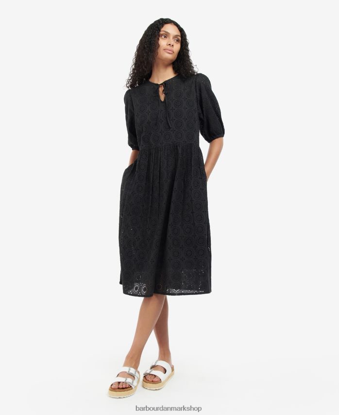 sort christie kjole BR2BR21899 Kvinder Barbour tøj