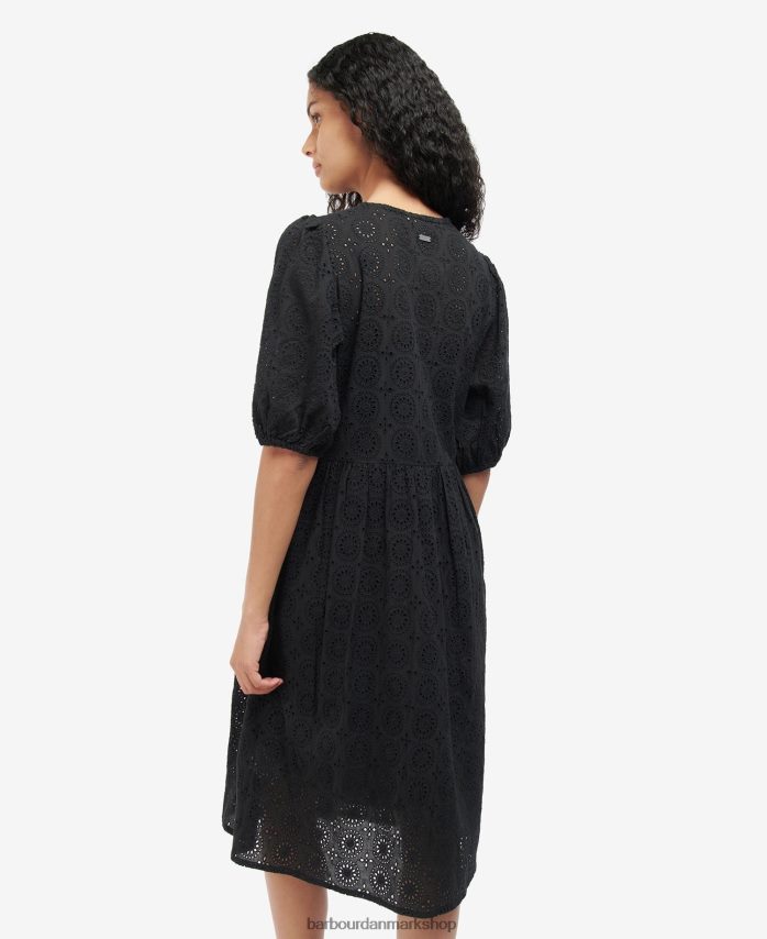 sort christie kjole BR2BR21899 Kvinder Barbour tøj