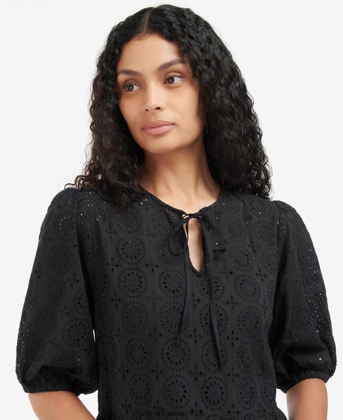 sort christie kjole BR2BR21899 Kvinder Barbour tøj