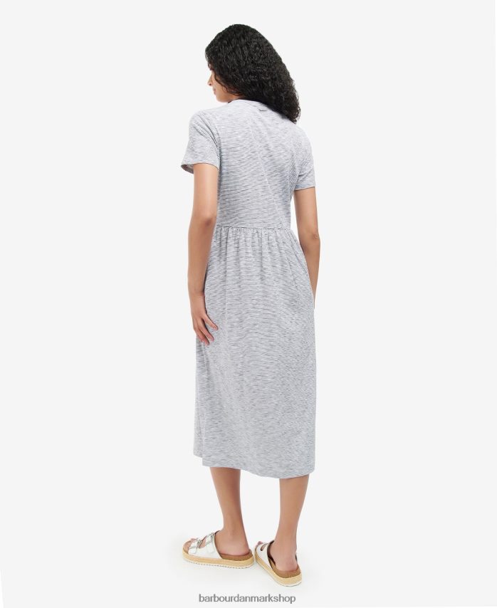 sort hvid ellewood kjole BR2BR21832 Kvinder Barbour tøj