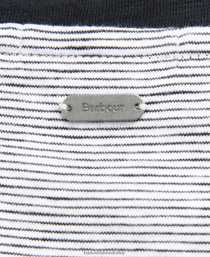 sort hvid ellewood kjole BR2BR21832 Kvinder Barbour tøj