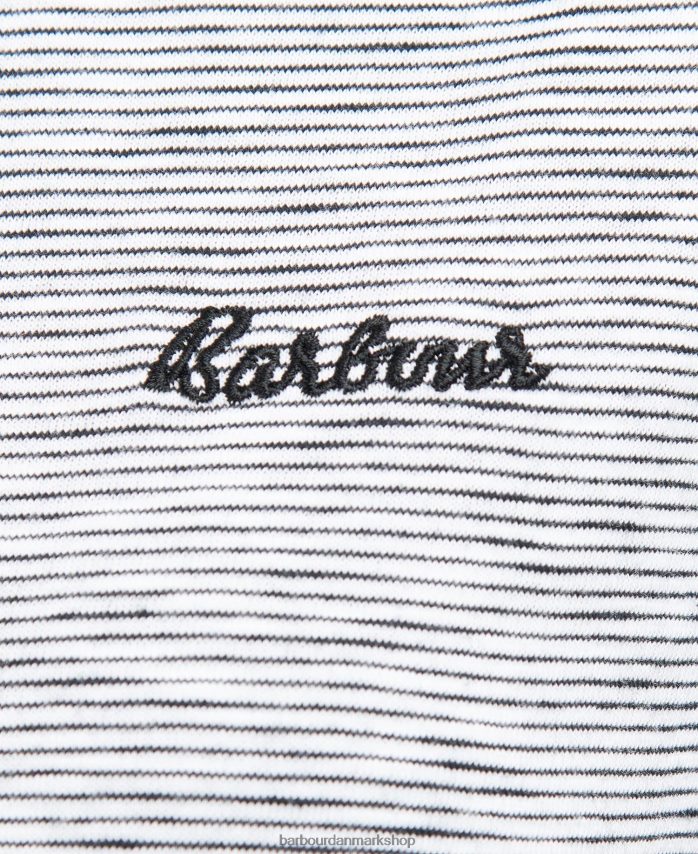 sort hvid ellewood kjole BR2BR21832 Kvinder Barbour tøj