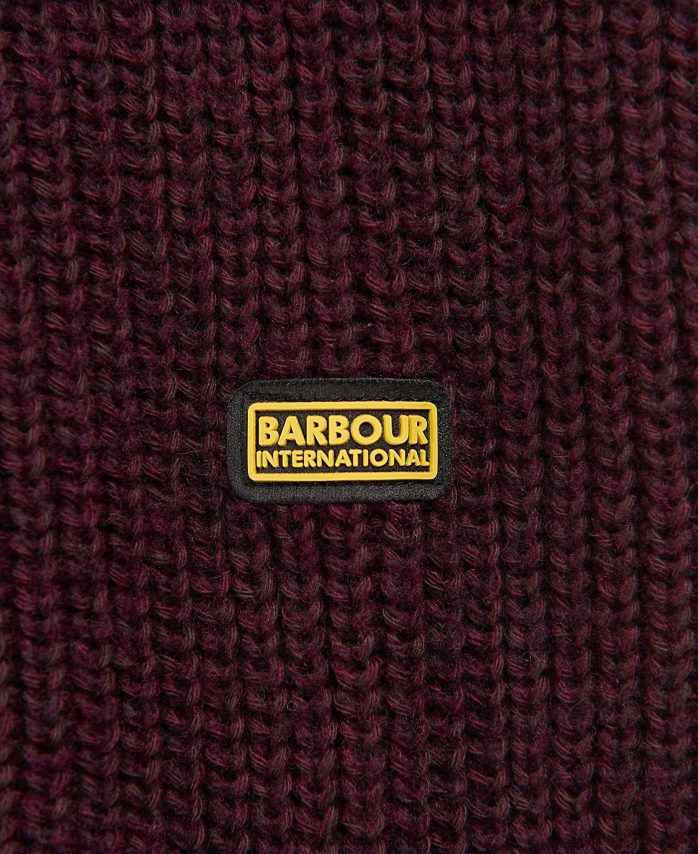 sort kirsebær claremont strikket kjole BR2BR21882 Kvinder Barbour tøj