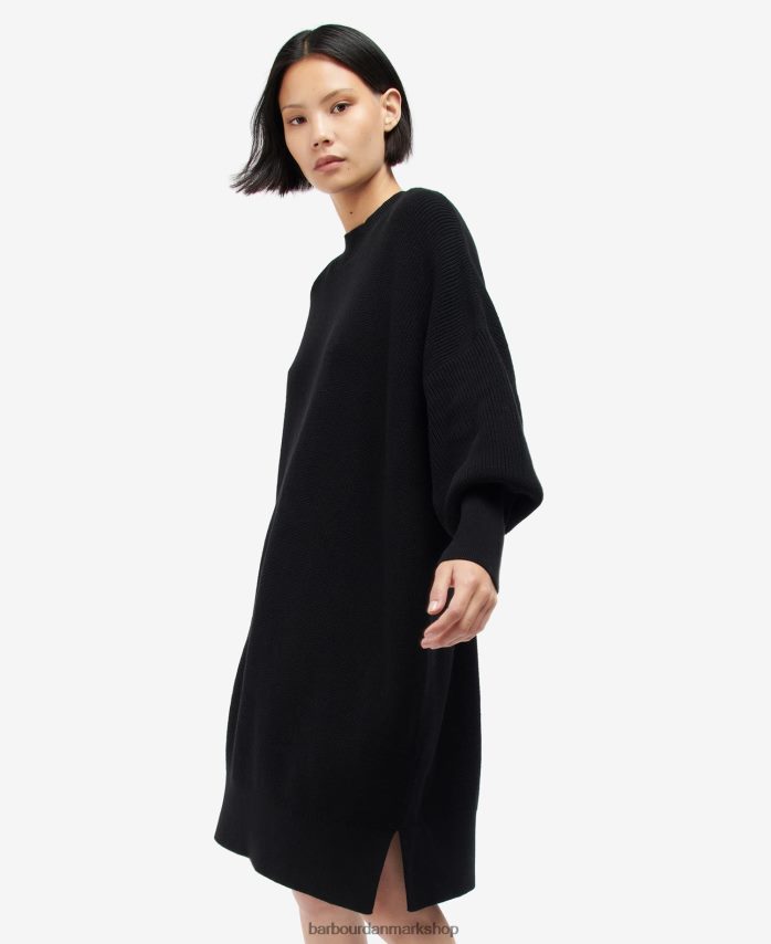 sort pavillon kjole BR2BR21909 Kvinder Barbour tøj