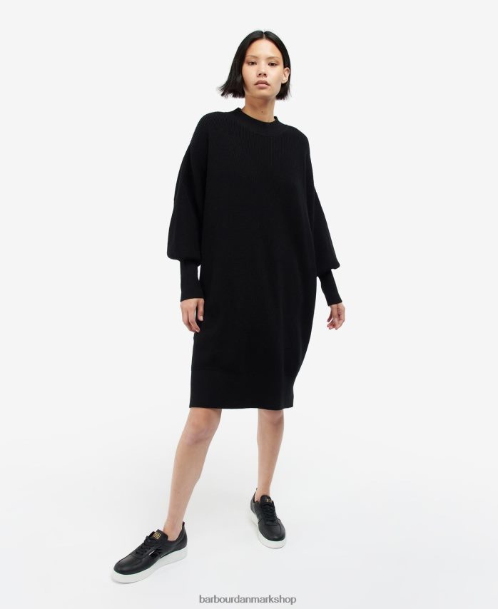 sort pavillon kjole BR2BR21909 Kvinder Barbour tøj