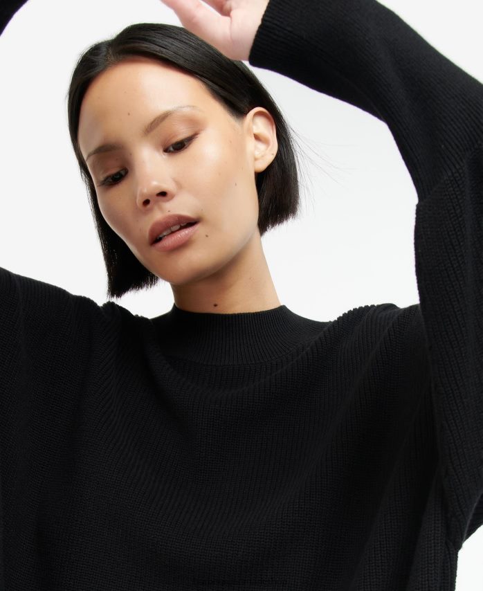 sort pavillon kjole BR2BR21909 Kvinder Barbour tøj