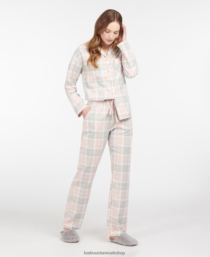 lyserød tartan schlafanzug-set ellery BR2BR22038 Kvinder Barbour tøj