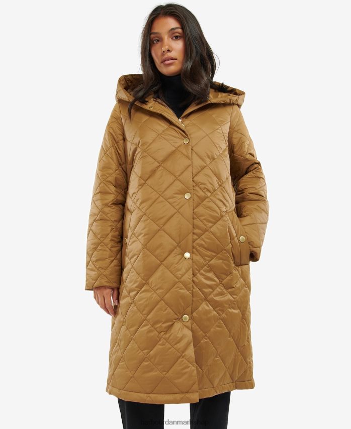 brændt aske rockhampton quiltet jakke BR2BR21466 Kvinder Barbour tøj
