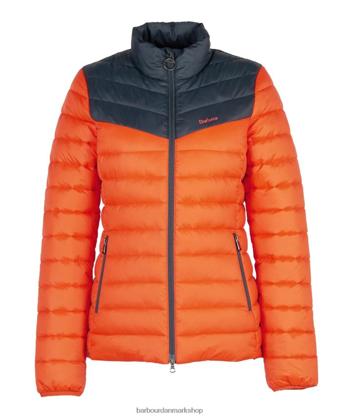 brand/mørk marineblå/kjole blencarn quiltet jakke BR2BR21459 Kvinder Barbour tøj