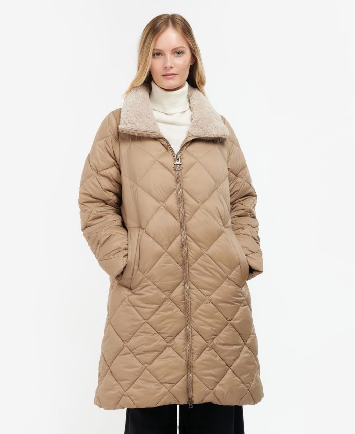 bregneblad/klassisk tartan kilmory quiltet jakke BR2BR21513 Kvinder Barbour tøj