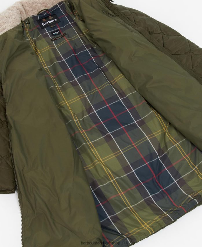 bregneblad/klassisk tartan kilmory quiltet jakke BR2BR21514 Kvinder Barbour tøj