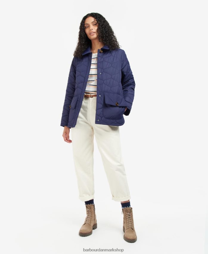 evig blæk leilani quiltet jakke BR2BR21498 Kvinder Barbour tøj