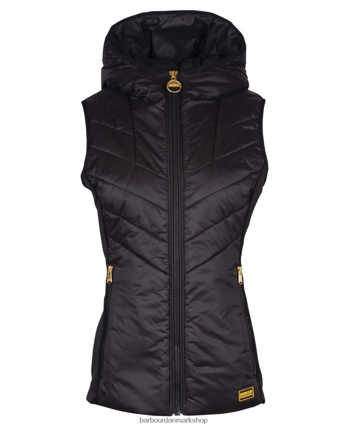 klassisk sort lando quiltet vest BR2BR21477 Kvinder Barbour tøj