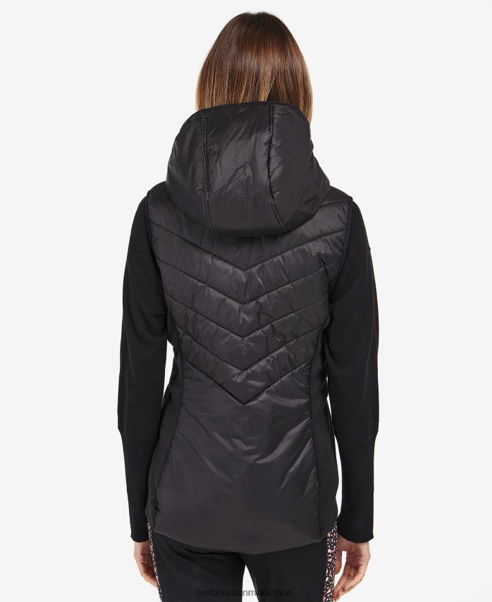 klassisk sort lando quiltet vest BR2BR21477 Kvinder Barbour tøj