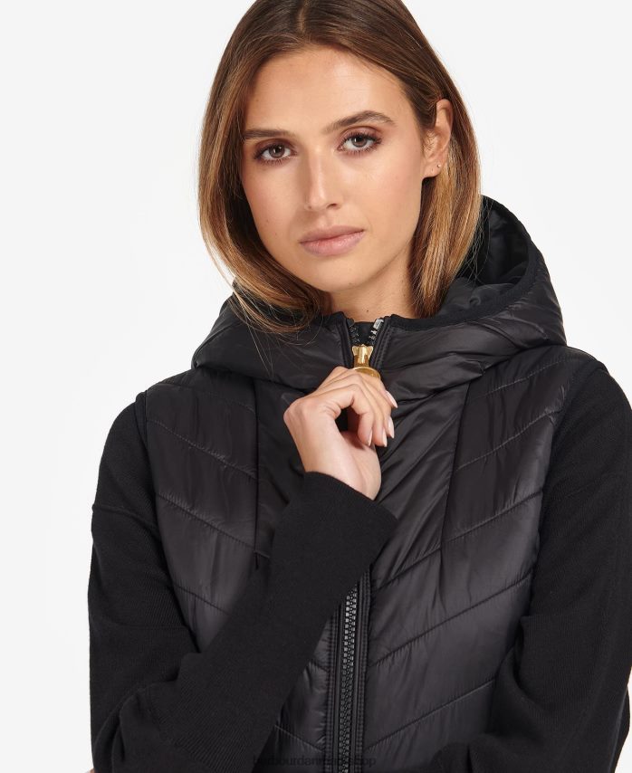 klassisk sort lando quiltet vest BR2BR21477 Kvinder Barbour tøj