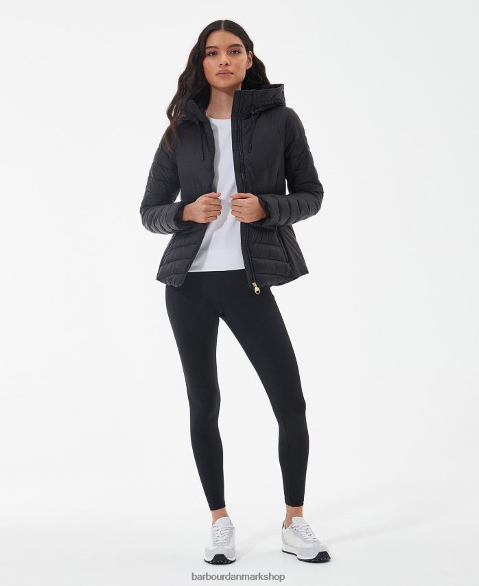 klassisk sort sanderson quiltet jakke BR2BR21460 Kvinder Barbour tøj