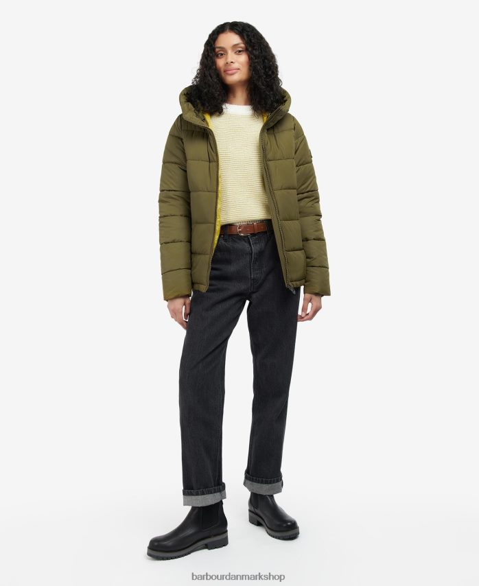 mørk flåde saunton quiltet jakke BR2BR21518 Kvinder Barbour tøj