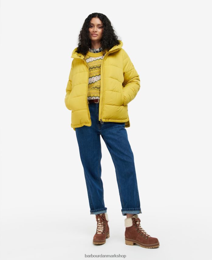 mørk flåde saunton quiltet jakke BR2BR21520 Kvinder Barbour tøj