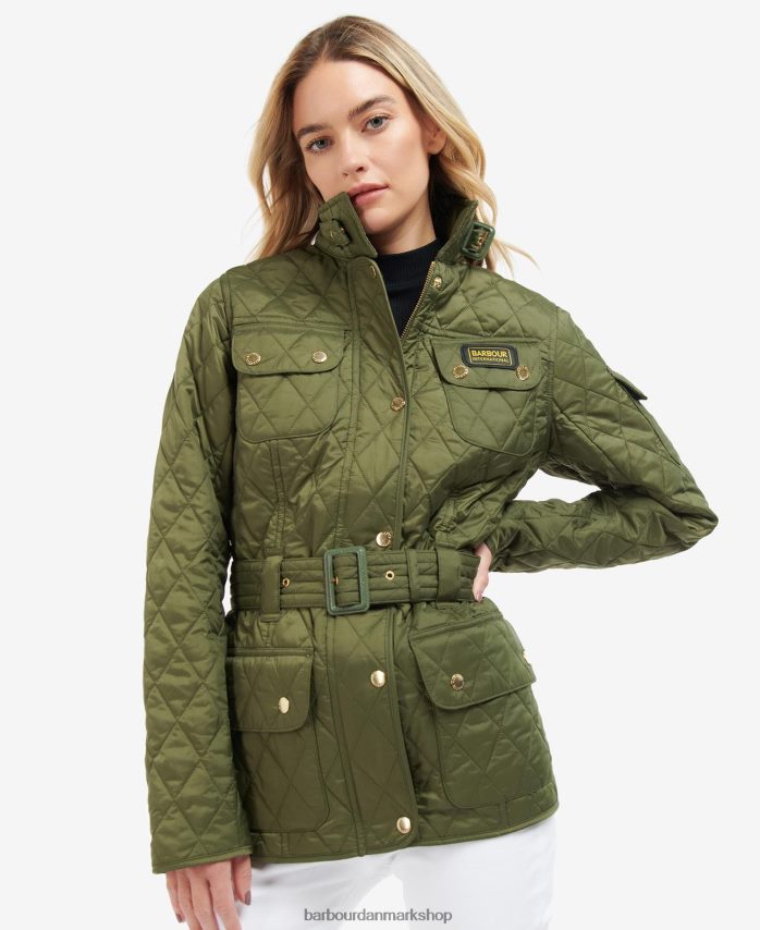 midnatsgrøn international quiltet jakke BR2BR21483 Kvinder Barbour tøj