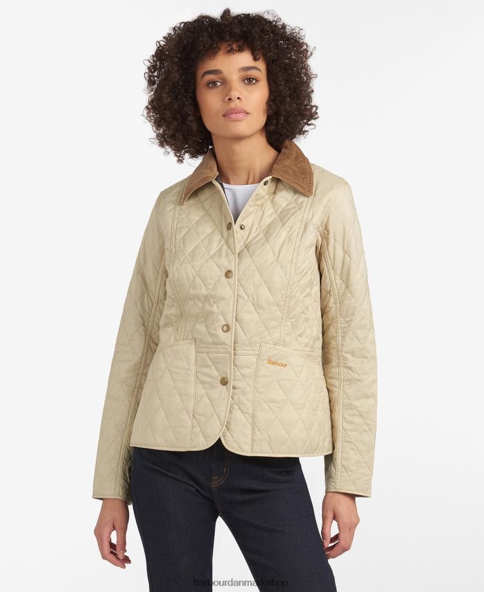 navy/perle sommer liddesdale quiltet jakke BR2BR21407 Kvinder Barbour tøj