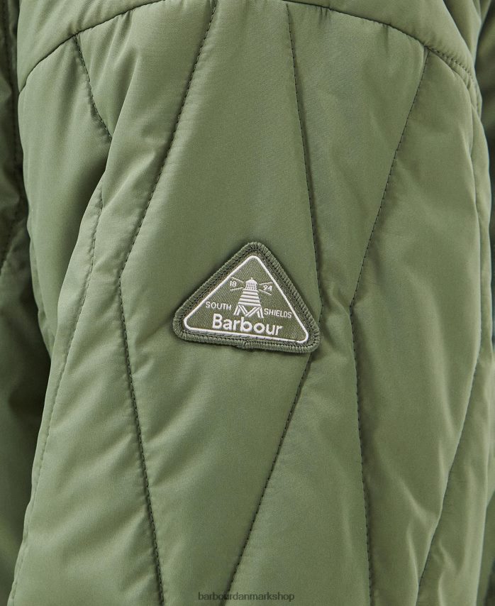 olivin delphinium quiltet jakke BR2BR21401 Kvinder Barbour tøj