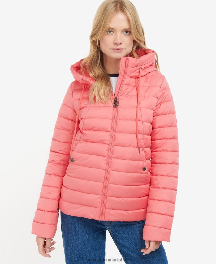 pink punch coraline quiltet jakke BR2BR21427 Kvinder Barbour tøj