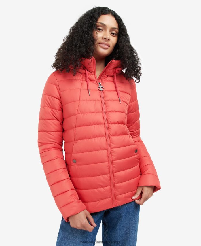 pink punch coraline quiltet jakke BR2BR21472 Kvinder Barbour tøj