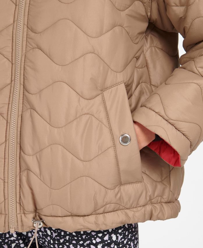 portobello/cayenne/bellini fenway vendbar quiltet jakke BR2BR21458 Kvinder Barbour tøj