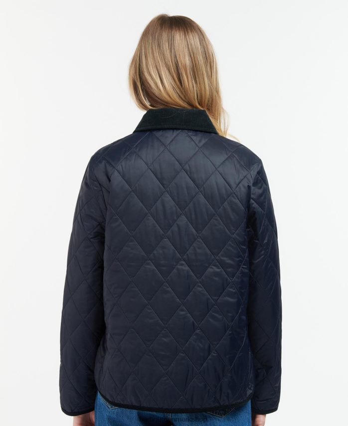 sort clydebank quiltet jakke BR2BR21439 Kvinder Barbour tøj