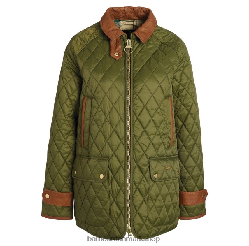 sort/gammel kelham quiltet jakke BR2BR21462 Kvinder Barbour tøj